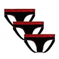 SKYSPER Men's Jock Strap 3pcs Athletic Supporter Sports Jockstraps Underwear with Leg Strap