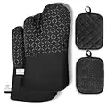 Guanti da forno, presine, guanti da forno, guanti da cucina - OUTDOUSE ven Mitts Set di 4 resistenti al calore