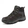 NORTIV 8 Men's Waterproof Hiking Boots Outdoor Mid Trekking Backpacking Mountaineering Shoes Brown Size 10.5 US JS19004M