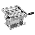 Marcato Pasta Machine, Pasta Maker, Pasta Roller for Handmade Fresh Pasta, Made in Italy, Chromed Steel, for Lasagna, Fettuccine, Tagliolini, Compatible with 12 Extra Pasta Shapes. Model: Atlas 150