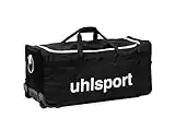 uhlsport Mixte Sac à roulettes, Noir/Blanc, XL