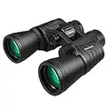 Binoculares de Alta Potencia 20x50 para Adultos con visión Nocturna con Poca luz, binoculares compactos Impermeables para observación de Aves, Caza, Viajes, Juegos de fútbol, observación de Estrellas