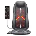 Snailax Back Massager with Heat, Shiatsu Massage Chair Pad for Back Pain, Rolling Kneading Massage Seat Cushion, Gifts for Women/Men, Stress Relax at Home Office