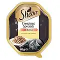 Sheba Creazioni Speciali in Salsa, Cibo per Gatto con Tacchino, Pollo & Verdure - 22 Vaschette da 85 g, Totale: 1870 g