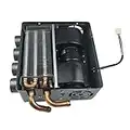 Auto 4 Port Underdash Compact Heater Kit 13X Copper Tube+Speed Switch Set for Truck Universal Trucks Minivans Excavators Harvesters Tricycles