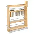 Rev-A-Shelf 448UT-BCSC-5C Series 5 Inch Kitchen Utensil Pull Out Cabinet Organizer with Shelves and Soft-Close Slides for Kitchen Base Cabinets