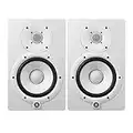 Yamaha HS7W 6.5-Inch Powered Studio Monitor (White, 2-Pack) Bundle (2 Items)