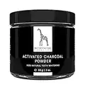 Aktivkohle Pulver von Mother Nature - Vegan - zur Zahnaufhellung & Zahnreinigung - Activated Charcoal als Teeth Whitening Powder für natürlich weiße Zähne - 60 g