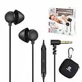 Sleep Earbuds, 2 Pairs Hearprotek Soft Comfortable in-Ear Earphones with mic-Low Profile Noise Reduction Headphones for Sleeping on Side, snoring, Yoga, Travel, Mediation & Relaxation