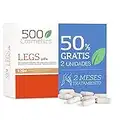 500Cosmetics Legs–Capsules naturelles pour prévenir et éliminer les varices–Améliore la circulation sanguine et réduit le gonflement-Fabriqué au sein de l’Union Européenne. (2)