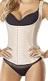 Fajas Colombianas Moldeadoras Maintain Good Posture Chaleco Latex Waist Trainer 3-Row Hooks Enhanced Workout Results Adjustable Straps Body Briefer for Women