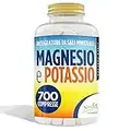 Magnesio e Potassio 700 Compresse - Magnesio Citrato e Potassio Citrato - contro Stanchezza e Fatica Fisica, Caldo, Sali Minerali Organici Altamente Assimilabili