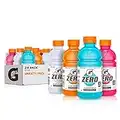 Gatorade Zero Sugar Thirst Quencher, Glacier Cherry Variety Pack, 12 Fl Oz (Pack of 24)
