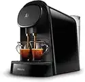 Philips L'Or Barista Original Cafetera de Cápsulas, Negro Piano, Reconocimiento de Cápsula Doble, 1 o 2 Tazas, Bandeja de Goteo Ajustable, (LM8012/60)