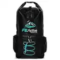 FE Active Mochila Impermeable Dry Bag - Mochila de Senderismo Eco 20L Bolsa Estanca para Acampar y Equipo de Pesca. Bolsa de Viaje, Bolsa de Playa, Pesca, Kayak y Navegación | Diseñada en California