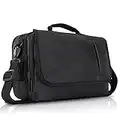 NAVISKAUTO Universal Business Messenger Bag Shoulder Bag for 10.1 inch Dual Portable DVD Player, Laptop and Tablet-Black (10.1 inch), Dual Dvd Bag, 10.1 inch, Portable,universal