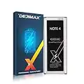 DEJIMAX Batteria per SAMSUNG Note 4 Supporto NFC, Batteria Sostitutiva Agli Ioni di Litio ad Alta Capacità 3400mAh per SAMSUNG Galaxy Note 4(EB-BN910BBK), Compatibile con Tutti i Modelli Note 4