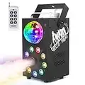 Fog Machine 700W with Disco Ball Light and Wireless Remote Control, Smoke Machine with RGB LED Lights, Stage Effect Machine for Party Christmas Halloween DJ Weddings KTV