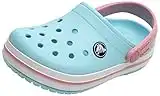 Crocs Crocband Clog K, Zuecos Unisex niños, Ice Blue White, 32/33 EU