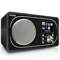 Pure Evoke F3 Digital Radio (DAB+, DAB, FM, WLAN, Bluetooth, Internet Radio, Spotify Connect, App, Sleep Timer, Alarm Function, incl. Remote Control, Streaming, 25000 Radio Stations), Black