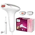 Philips Lumea Advanced BRI921/00 - Depiladora Luz Pulsada para la Depilación Permanente del Vello Visible en Casa con sensor de tono de piel, 2 Cabezales para Cuerpo y Cara y lápiz recortador compacto