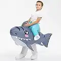 Halloween Inflatable Shark Costume for Kids ,Shark Air Blow up Funny Party Halloween Costume for Boys/Girls.