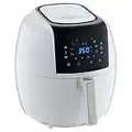 GoWISE USA XL 8-in-1 Digital Air Fryer with Recipe Book, 5.8-Qt, White