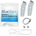 Ultra Durable 5001DD4001A Dishwasher Mounting Brackets Kit Replacement Part by BlueStars - Instruction Sheet Included - Exact fit for LG Dishwashers - Replaces PS3525525 AH3525525 AP4438292 1266844