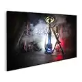 islandburner Bild Bilder auf Leinwand Hookah Hot Coals Shisha-Schale Schwarzer Hintergrund Stilvolles orientalisches Shisha-Konzept Wandbild Poster Leinwandbild GDKQ