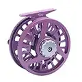 Maxcatch Tino Fly Fishing Reel, Large Arbor Trout Fly Reel: 5/6,7/8 Weight (Tino Fly Reel (Purple), 7/8wt)