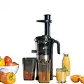 CCN Slow Juicer, presse-agrumes avec vis en céramique sans BPA | Fruits, jus de céleri, herbe de blé| Pour 95% de rendement en jus, moteur silencieux en spirale inversée, Easy-Clean