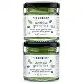 PureChimp Matcha Green Tea Powder | Regular/Lemon/Mint/Turmeric 50g Jars [Packs of 2] | Ceremonial Grade from Japan | All Natural & Vegan | Pesticide-Free (2 x Regular )