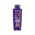 L'Oreal Paris Color Radiance Purple Shampoo, Shampoo For Bleached & Blonde Hair, Neutralizes Brassiness with Purple Pigments & UV Filter, 200 ml