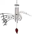 DXIA Wind Chimes, Carillon, Carillon à Vent Tubes, Carillons Eoliens Extérieurs, Tubes en Alliage Musical Wind Chimes, Carillon Décoration De La Maison Ornement, pour Jardin, Patio, Balcon et Maison