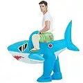 KOOY Inflatable Shark Costume,Shark Costume Adult,Halloween Costumes for Men Women,Blow up Costume for Party
