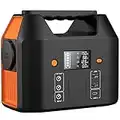 SinKeu Tragbare Powerstation 99Wh,150W Solar Generatoren Akku mit AC/Car Lighter Port/USB Ausgabe,für Reise Camping Wohnmobil und als Notstromaggregat (Black)…