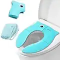 OneChois Asiento Plegable Inodoro Portátil para Niños Bebés, Cubierta plegable reutilizable del WC para el viaje, entrenamiento casero insignificante (Estilo 1)