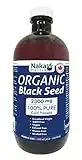 Naka Platinum VIRGIN ORGANIC Cold Pressed BLACK CUMIN SEED Oil - BONUS SIZE - 500 ml (400+100 FREE), Certified ORGANIC Virgin Black Cumin Seed oil. GMO Free, Vegan, Cold Pressed, Non Irradiated, Solvent Free and Alcohol Free