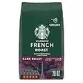 Starbucks Ground Coffee—Dark Roast Coffee—French Roast—100% Arabica—1 bag (28 oz) - (Packaging May Vary)