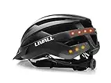 LIVALL MT1 Neo Smart Bicycle Helmet with LED Light System, SOS Alarm System, Multimedia Unit & Hands-Free Kit in Matt Black Size 58-62 cm L