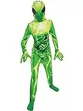 amscan- Costume d'halloween extraterrestre-10-12 Ans, 9908463, Vert, Ages 10-12 Years