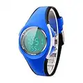 universel Montre Enfant Garon Fille Adolescent Digitale Outdoor Sport Multifonction tanche LED Lumire Alarme Calendrier Date avec Bande Montre (Blue)