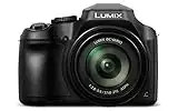 Panasonic Lumix DC-FZ82 Bridgekamera (18 Megapixel, 20 mm Weitwinkel, 60x opt. Zoom, 4K30p Videoaufname, Hybrid Kontrast AF) schwarz