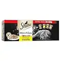 SHEBA Mini Filets - Sachets Fraîcheur en Sauce, Sélection à la Volaille pour Chat Adulte - 40x85g