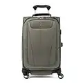 Travelpro Maxlite 5 Softside Expandable Luggage with 4 Spinner Wheels, Lightweight Suitcase, Men and Women, Slate Green, Carry-on 21-Inch, Maxlite 5 Softside Expandable Spinner Wheel Luggage