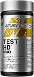 Muscletech Testosterone Booster for Men, MuscleTech Test HD Elite, Tribulus Terrestris for Men, Increased Strength & Test Booster for Men, Boron Supplement for Men, 180 Capsules (Pack of 1)