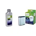 Philips CA6903/10 AquaClean Filtro Acqua e Anticalcare & CA6700/22 Decalcificante Liquido Per Macchine Caffè, Confezione da 2