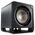 Polk Audio HTS 12 Powered Subwoofer with Power Port Technology | 12” Woofer, up to 400W Amp | For the Ultimate Home Theater Experience | Modern Sub that Fits in any Setting | Washed Black Walnut