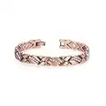 Magnetic Copper Bracelet For Women Bangle Stylish Jewelry Gifts for Christmas