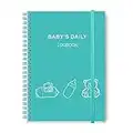 Baby's Daily Log Book - A5 Baby Care planner for Newborns, Schedule for Tracking Newborn's Daily Routine, 152 Easy to Fill Pages Track and Monitor Nursing, Sleep, Feeding, Diapers, Pumping and More